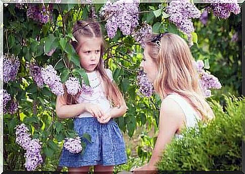 angry - mother and daughter talking